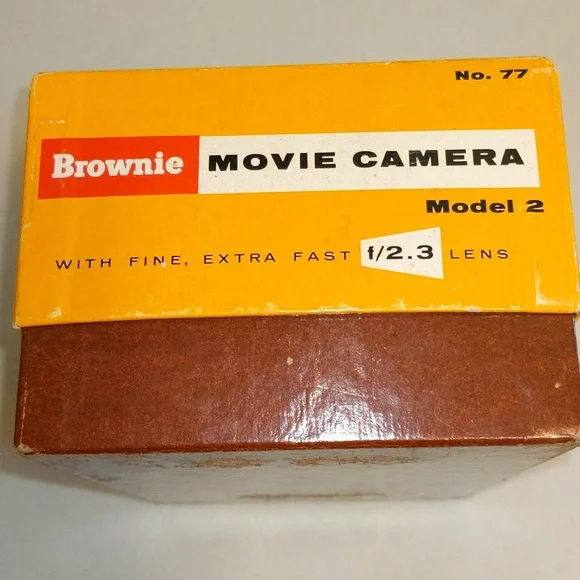 Vintage Brownie Model 2 Movie Camera For Parts Display Prop